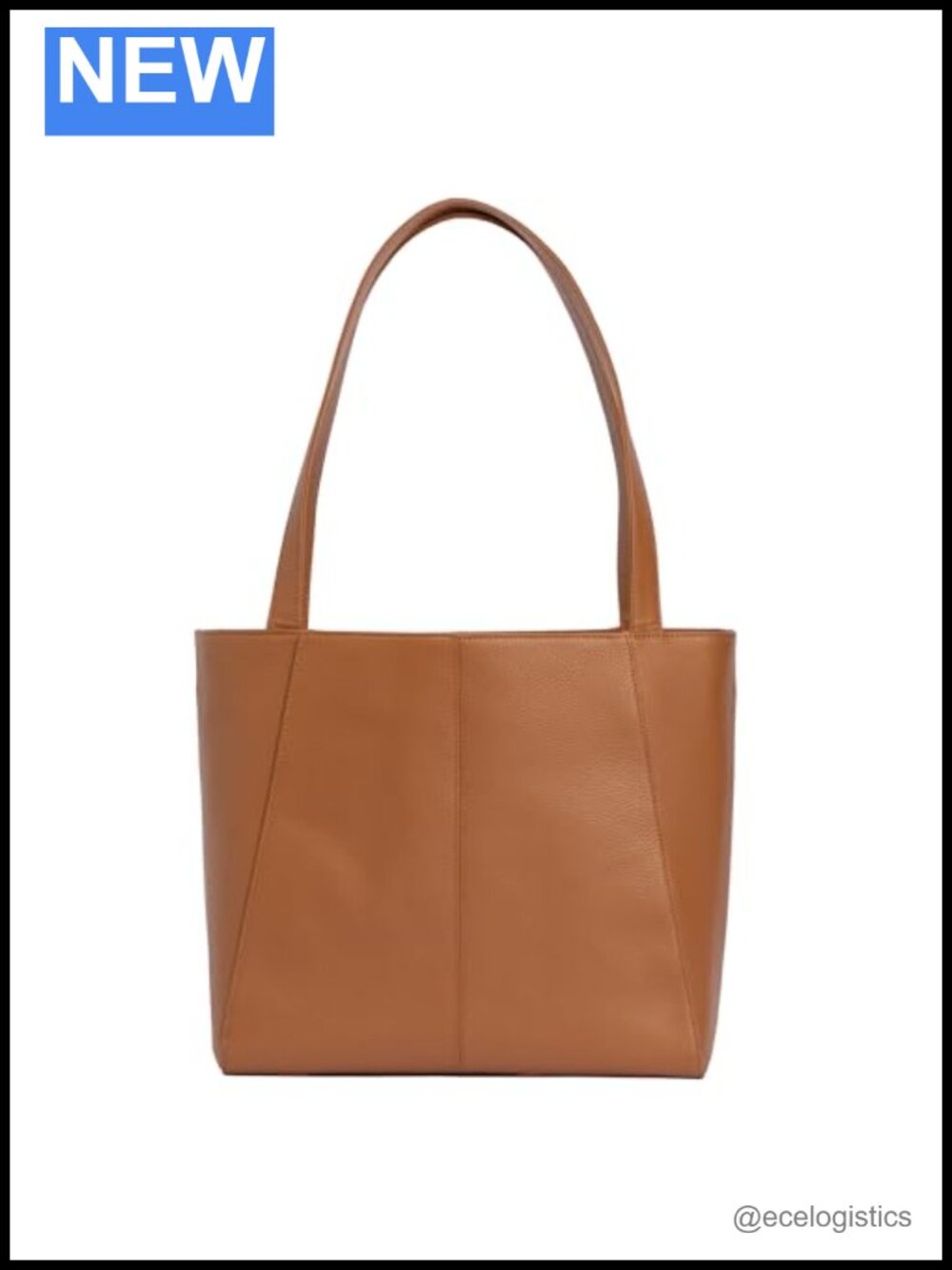 Genuine Leather Tote Bag Women Shoulder Shopper Handbag Travel Purse 14" Laptop